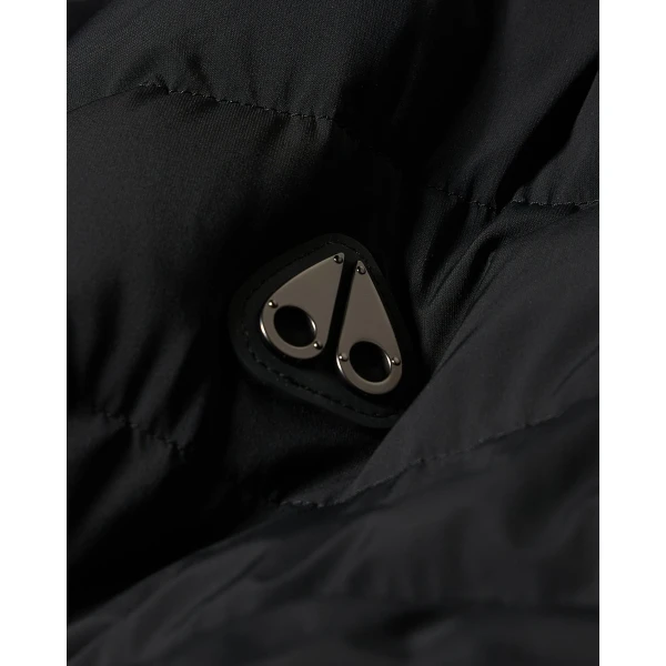 Moose Knuckles Roselawn Down Jacket in Black | Jackets | Coveti