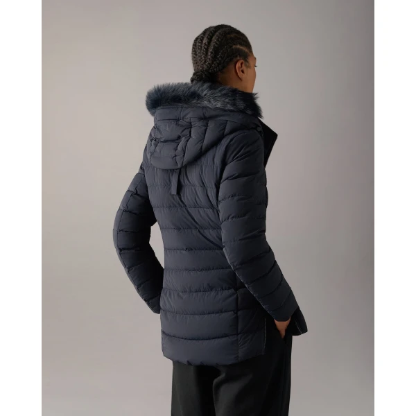 Moose Knuckles Roselawn Down Jacket in Navy | Jackets | Coveti