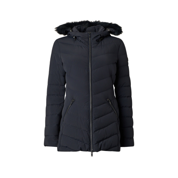 Moose Knuckles Roselawn Down Jacket in Navy | Coveti