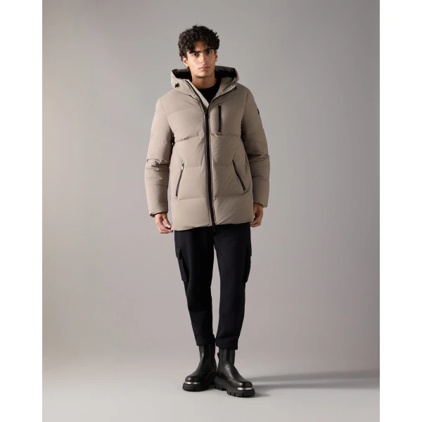 Moose Knuckles Soho 3Q Down Jacket in Ashen | Men Jackets | Coveti