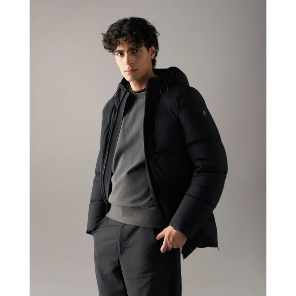 Moose Knuckles Soho 3Q Down Jacket in Black | Men Jackets | Coveti