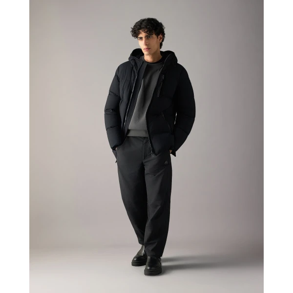 Moose Knuckles Soho 3Q Down Jacket in Black | Men Jackets | Coveti