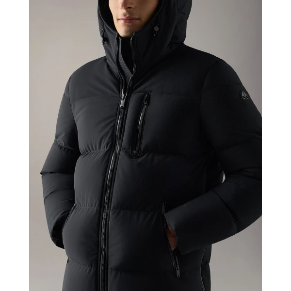 Moose Knuckles Soho 3Q Down Jacket in Black | Men Jackets | Coveti