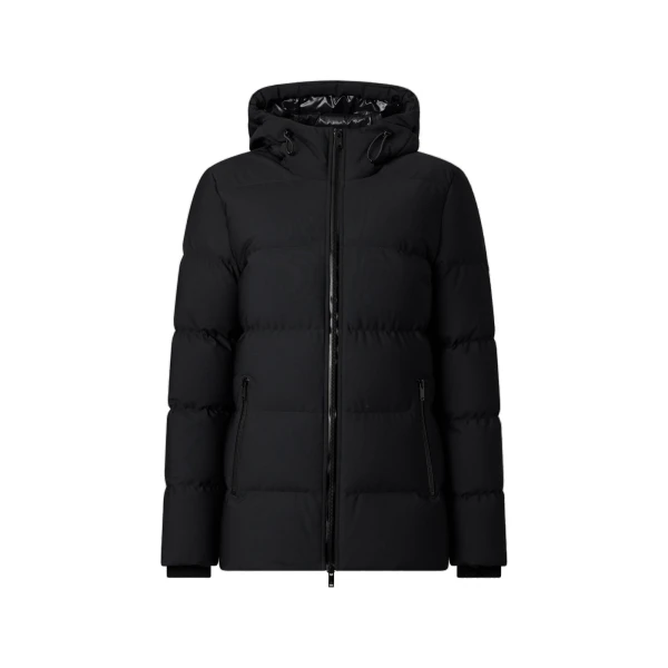 Moose Knuckles Soho 3Q Down Jacket in Black | Coveti
