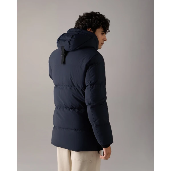 Moose Knuckles Soho 3Q Down Jacket in Navy | Men Jackets | Coveti