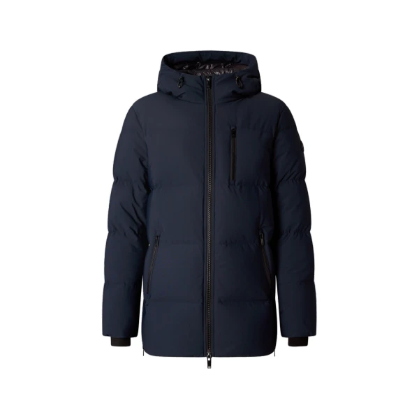 Moose Knuckles Soho 3Q Down Jacket in Navy | Coveti