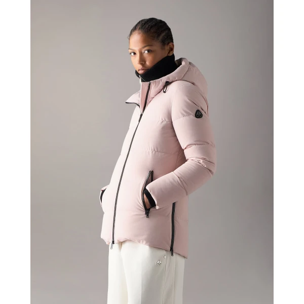 Moose Knuckles Soho 3Q Down Jacket in Rosewood | Jackets | Coveti