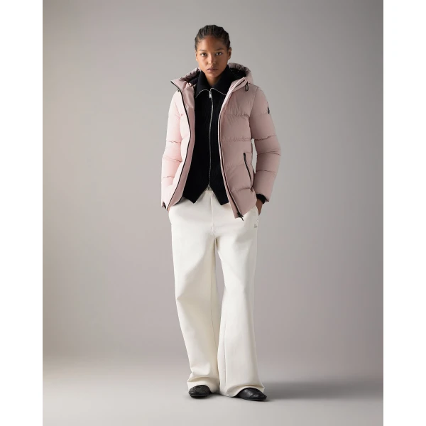 Moose Knuckles Soho 3Q Down Jacket in Rosewood | Jackets | Coveti