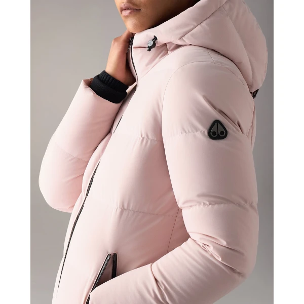 Moose Knuckles Soho 3Q Down Jacket in Rosewood | Jackets | Coveti
