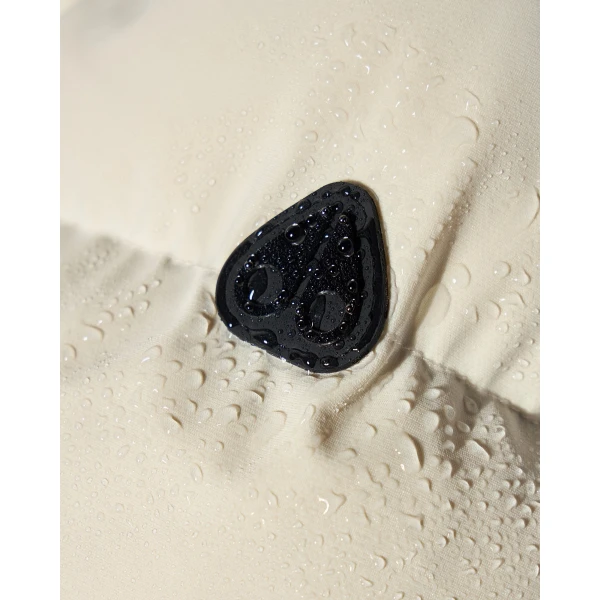 Moose Knuckles Soho Down Bomber in Alabaster | Jackets | Coveti