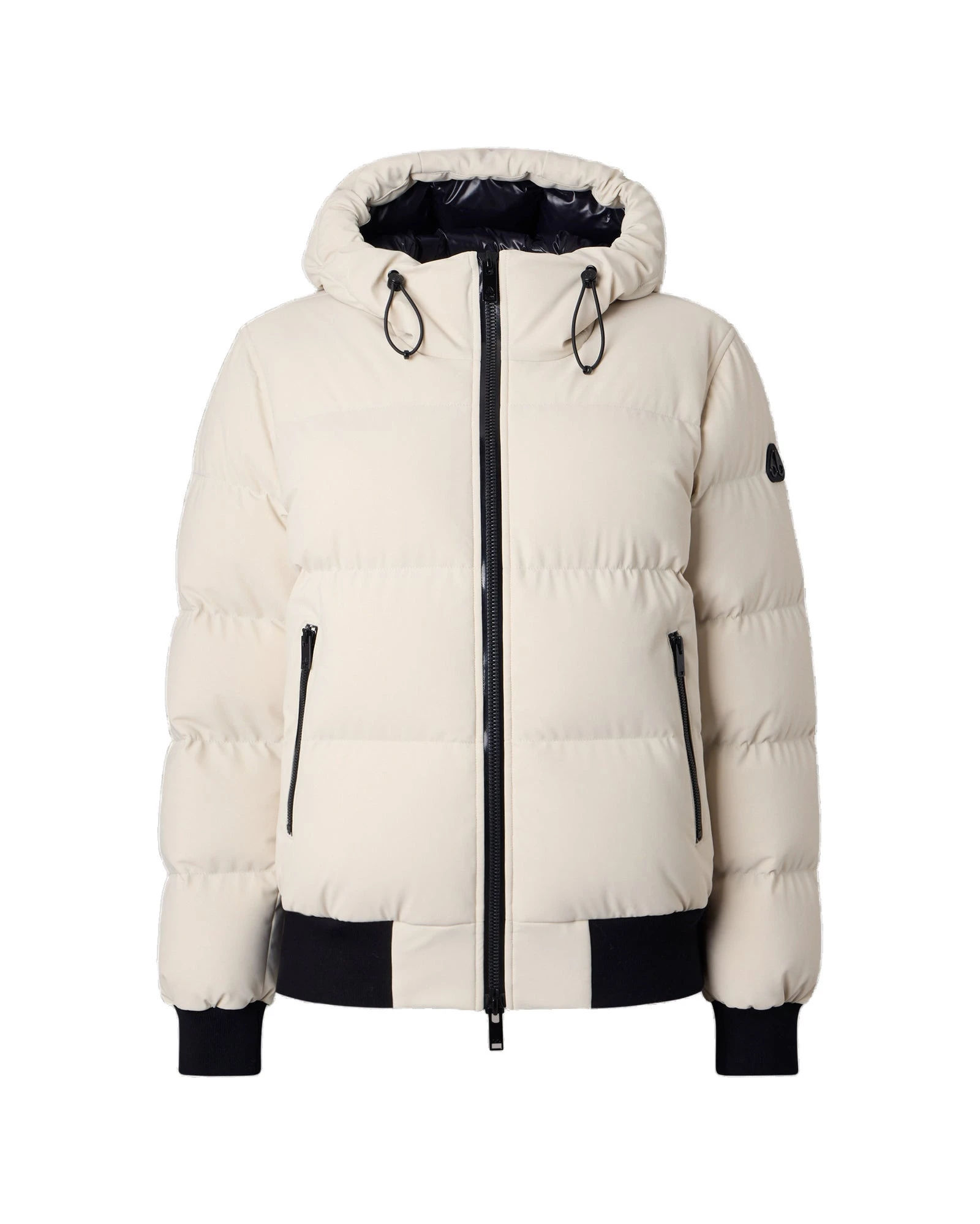 Moose Knuckles Soho Down Bomber in Alabaster Moose Knuckles Soho Down Bomber in Alabaster | Coveti