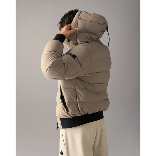 Moose Knuckles Soho Down Bomber in Ashen | Men Jackets | Coveti