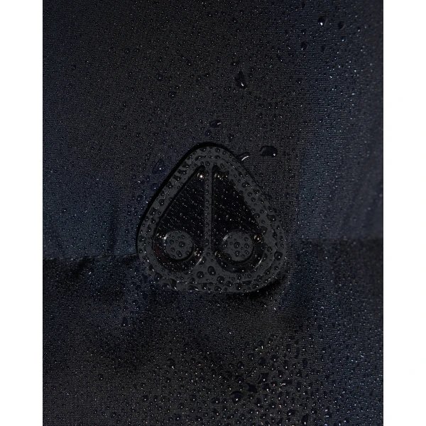 Moose Knuckles Soho Down Bomber in Black | Jackets | Coveti