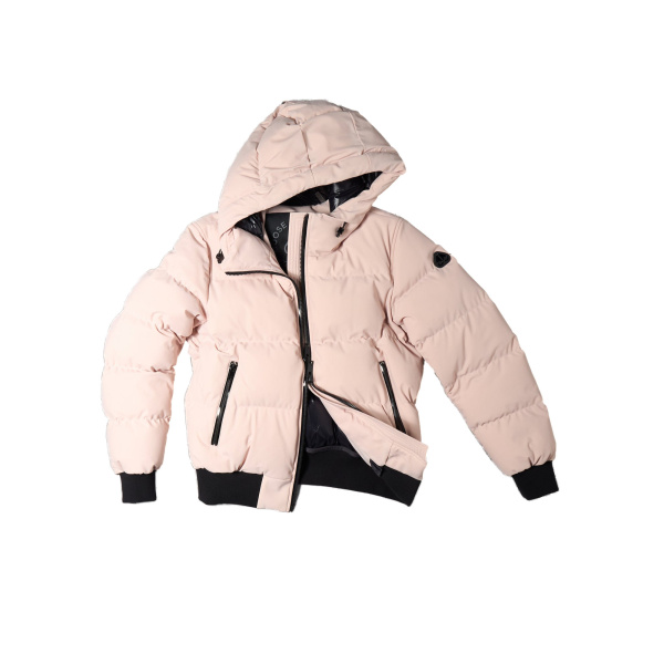 Moose Knuckles Soho Down Bomber in Rosewood | Coveti
