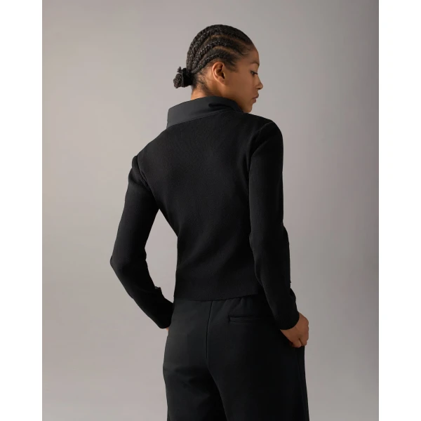 Moose Knuckles Soho Hybrid Down Jacket in Black | Jackets | Coveti