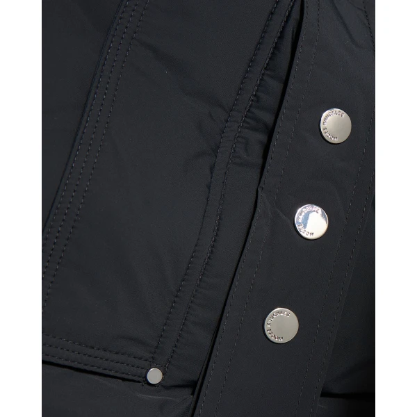 Moose Knuckles Tegan Belted 3Q Down Parka in Black | Coats | Coveti