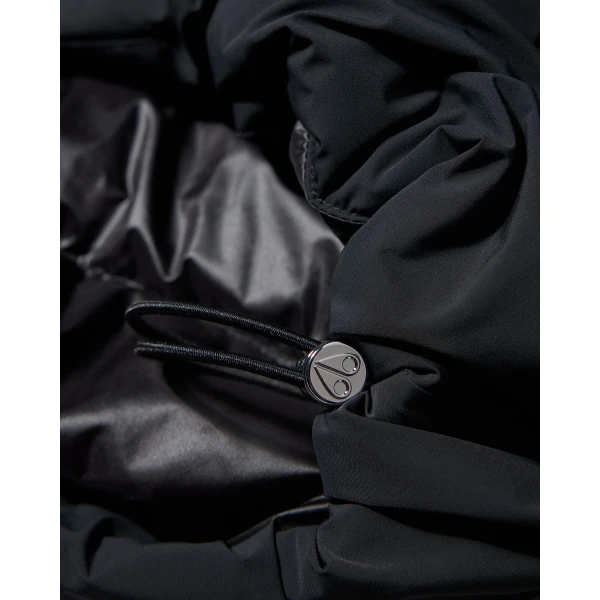 Moose Knuckles Tegan Down Bomber Jacket in Black | Jackets | Coveti