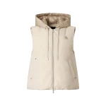 Moose Knuckles Tegan Vest in Alabaster | Coveti