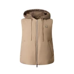 Moose Knuckles Tegan Vest in Ashen | Coveti
