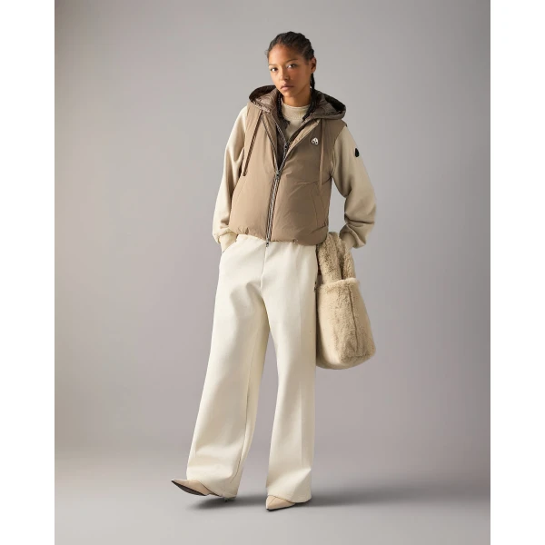 Moose Knuckles Tegan Vest in Ashen | Vests | Coveti