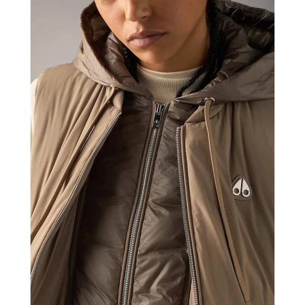 Moose Knuckles Tegan Vest in Ashen | Vests | Coveti
