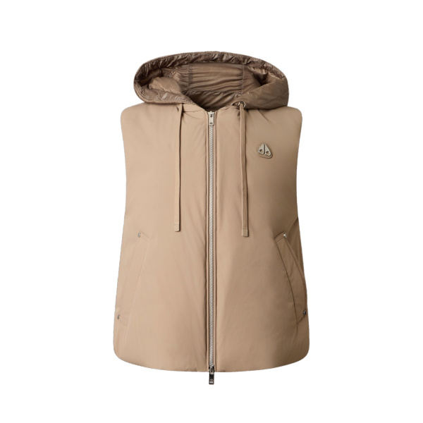 Moose Knuckles Tegan Vest in Ashen | Coveti
