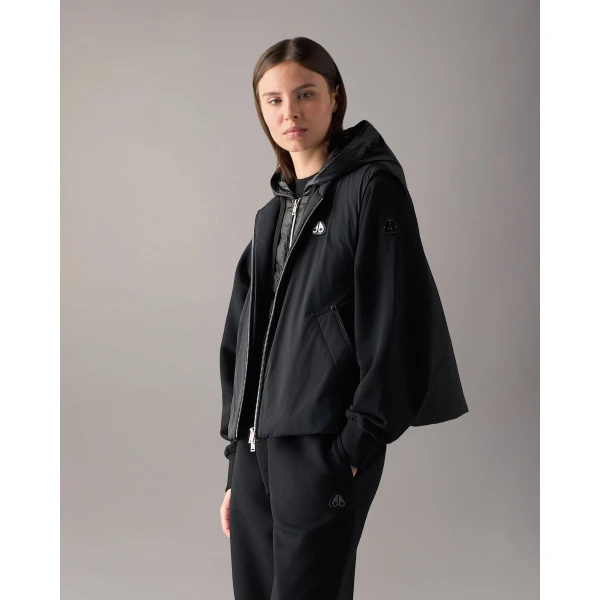 Moose Knuckles Tegan Vest in Black | Vests | Coveti