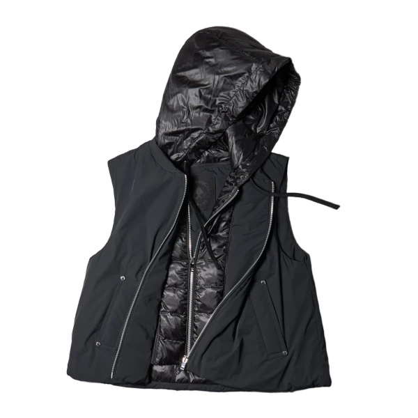 Moose Knuckles Tegan Vest in Black | Coveti