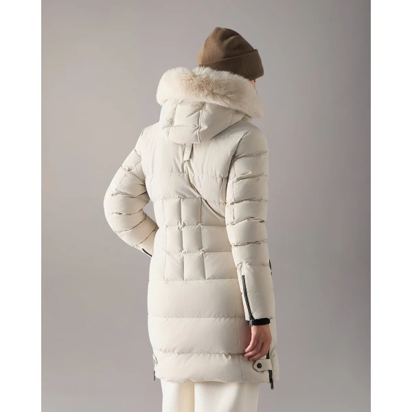 Moose Knuckles Watershed Down Parka in Alabaster | Coats | Coveti