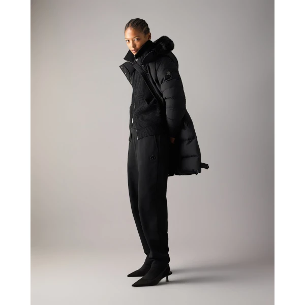 Moose Knuckles Watershed Down Parka in Black | Coats | Coveti