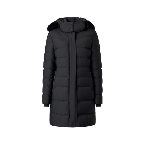 Moose Knuckles Watershed Down Parka in Black | Coveti