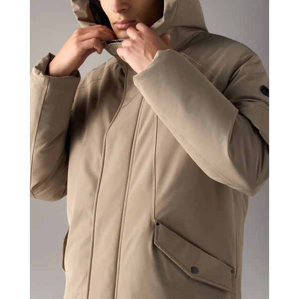 Moose Knuckles West-Ed 3Q Down Jacket in Ashen | Men Jackets | Coveti