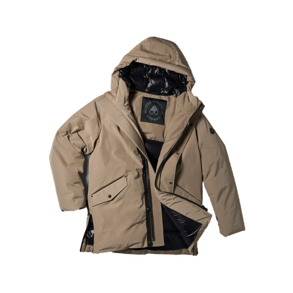 Moose Knuckles West-Ed 3Q Down Jacket in Ashen | Coveti