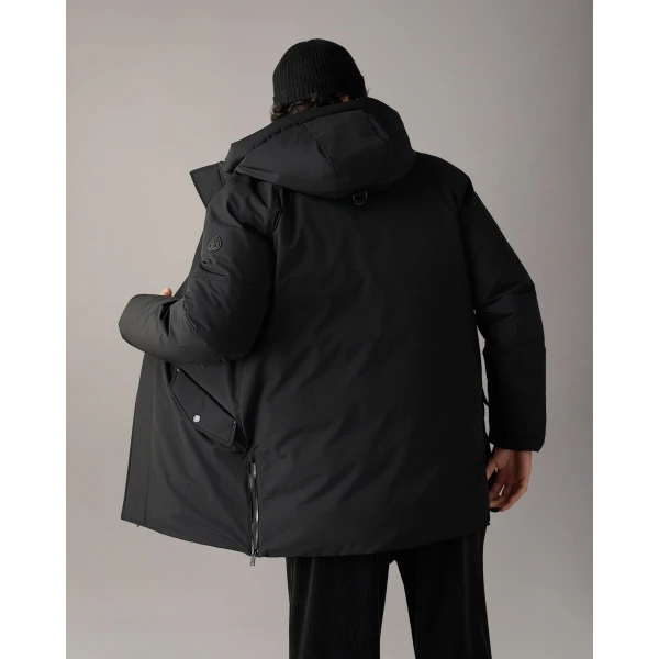 Moose Knuckles West-Ed 3Q Down Jacket in Black | Men Jackets | Coveti