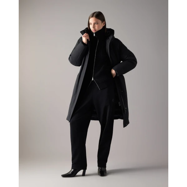 Moose Knuckles West-Ed Down Parka in Black | Coats | Coveti