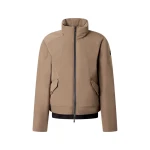 Moose Knuckles West-Ed Down Trucker Jacket in Ashen | Coveti