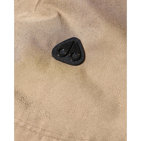 Moose Knuckles West-Ed Down Trucker Jacket in Ashen | Men Jackets | Coveti