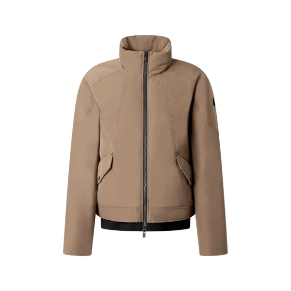 Moose Knuckles West-Ed Down Trucker Jacket in Ashen | Coveti