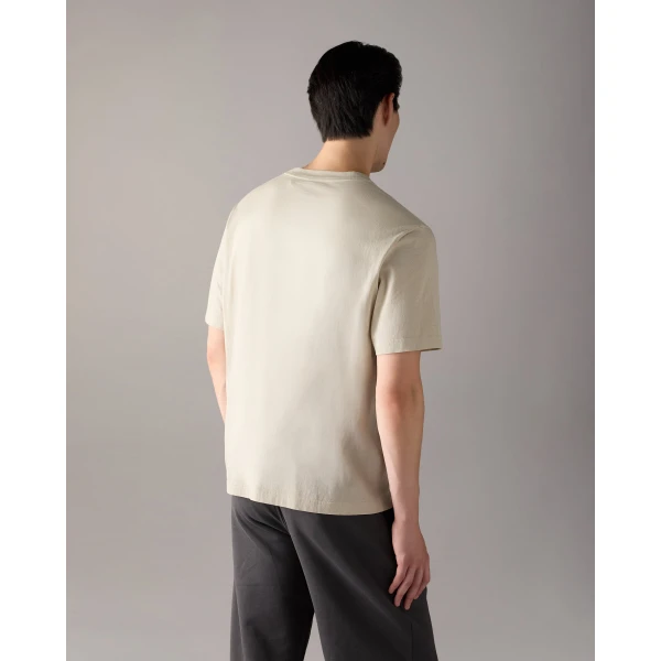Moose Knuckles YUL Classic T-Shirt in Alabaster | T-shirts & vests | Coveti