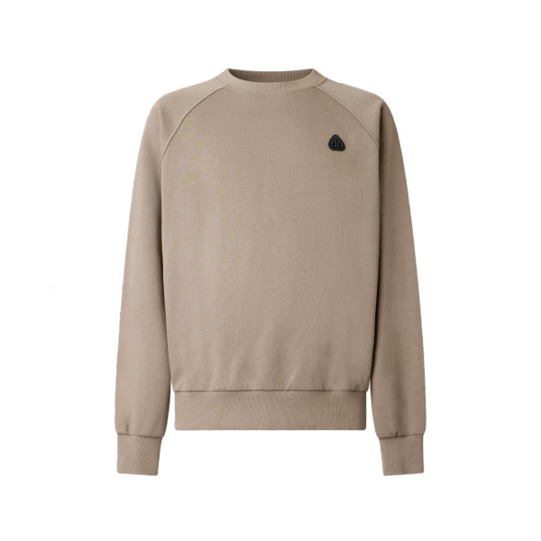 Moose Knuckles YUL Crewneck Sweatshirt in Ashen | Coveti