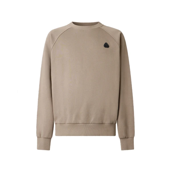 Moose Knuckles YUL Crewneck Sweatshirt in Ashen | Coveti