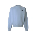 Moose Knuckles YUL Crewneck Sweatshirt in Blue Ice | Coveti