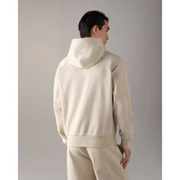 Moose Knuckles YUL Hoodie in Alabaster | Sweatshirts | Coveti