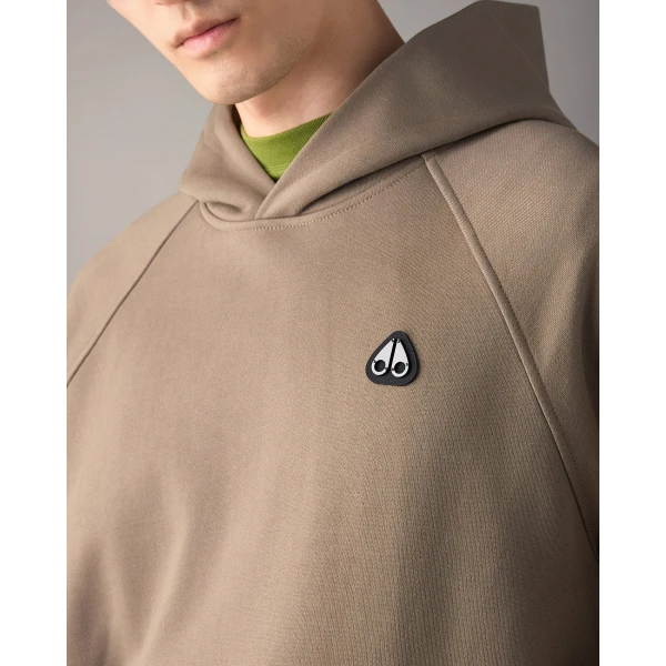 Moose Knuckles YUL Hoodie in Ashen | Sweatshirts | Coveti