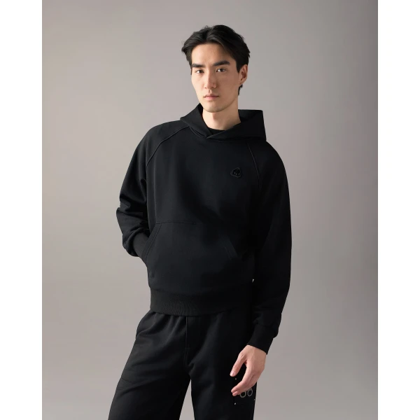 Moose Knuckles YUL Hoodie in Black | Sweatshirts | Coveti