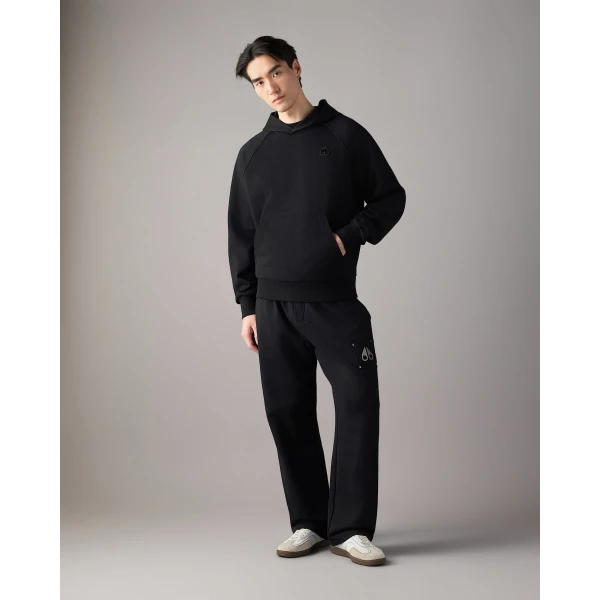 Moose Knuckles YUL Hoodie in Black | Sweatshirts | Coveti