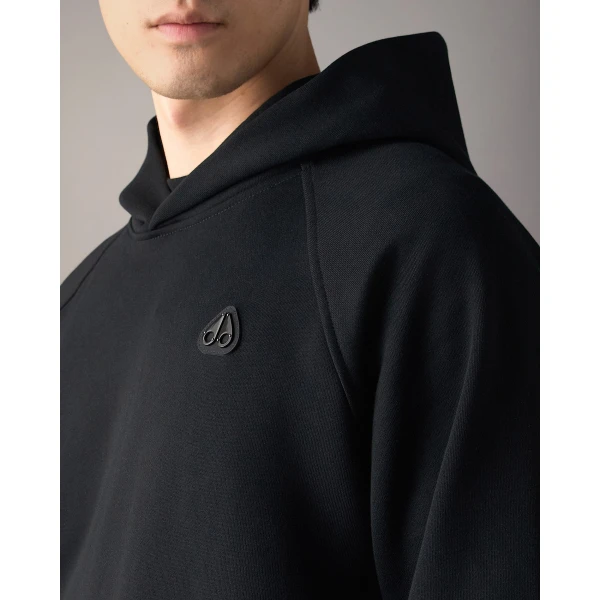 Moose Knuckles YUL Hoodie in Black | Sweatshirts | Coveti