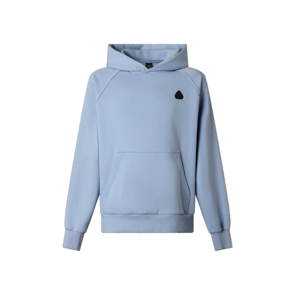 Moose Knuckles YUL Hoodie in Blue Ice | Coveti