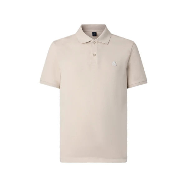 Moose Knuckles YUL Polo in Alabaster | Coveti