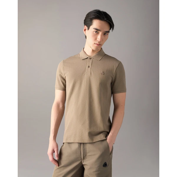 Moose Knuckles YUL Polo in Ashen | T-shirts & vests | Coveti